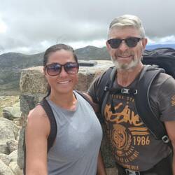 At the summit!! We made it 🙌