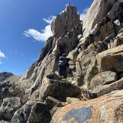 Gratwanderig Refugio Frey-Skigebiet Bariloche