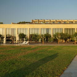 The spa building