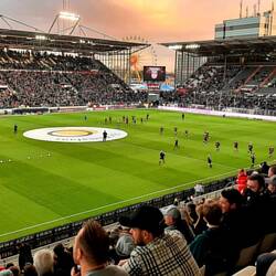 Stadion mitten in Hamburg