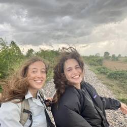 רכבת במבוק - באמצע תפס אותנו גשם שליווה אותנו לכל המשך היום