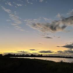 Der Sonnenuntergang auf der anderen Seite...