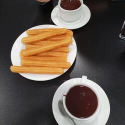 Chocolate con Churros, danach braucht man nichts mehr 😁