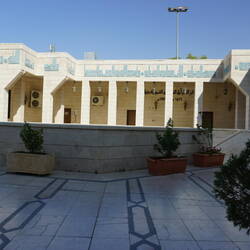 King Abdullah Mosque courtyard