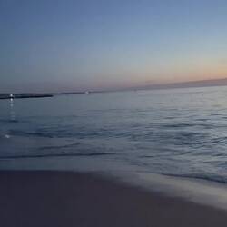 Sunset beach walk at high tide.. so beautiful