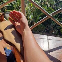 Das Klima ist hier exakt wie in der Sauna Bein uns