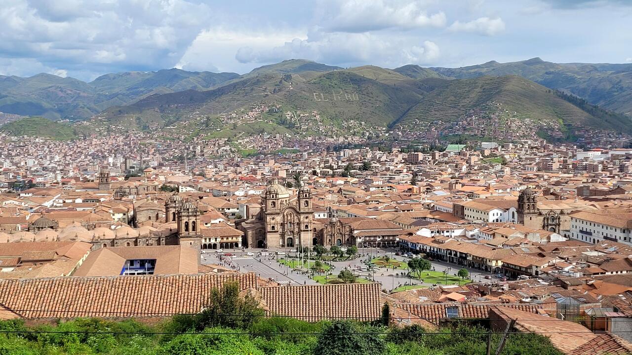 Plaza de Armas von oben