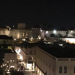The walls of the old city