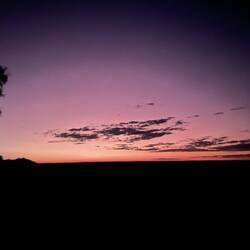 Sonnenuntergang in pink