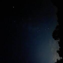 der Sternenhimmel, leider keine bessere Qualität möglich