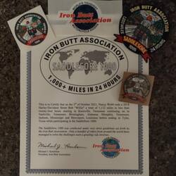 Finally got my Saddlesore 1000 certification!