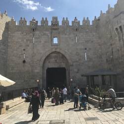 The Damascus Gate. Palestine.
