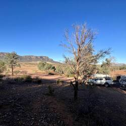 Rawnsely Bluff - View from camp