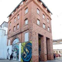 Brewery Quarter; an old industrial building