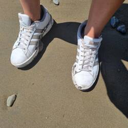 Meine Schuhe, die ich nach der Reise wegschmeißen kann🤓