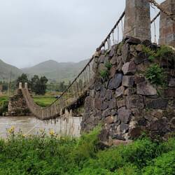 Inkabrücke aus Gras