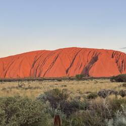 Rock sunset - not quite dark