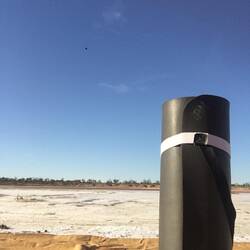 Morning yoga on an unnamed Salt Lake