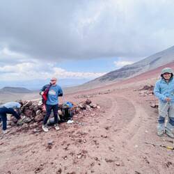 Ankunft Ausgangspunkt zum BaseCamp nach 3h Autofahrt