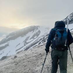 -5grad nach 2 Stunden Marsch