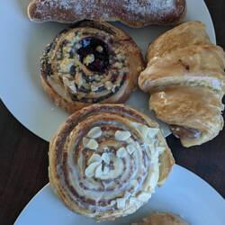 Sent Tristan to get some breakfast