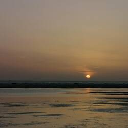 Der gestrige Sonnenuntergang