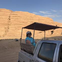 This was our transportation through the wadi