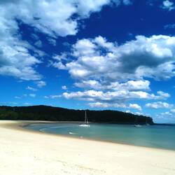 Vor Anker auf der Great Keppel Island
