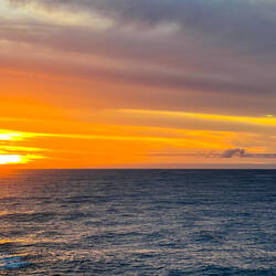 Sunset on the high seas — Atlantic Ocean ... en route to Funchal, Madeira.