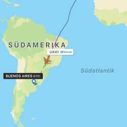 12:50 Stunden Flug von Madrid nach Buenos Aires