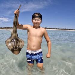 Caught this with his bare hands!