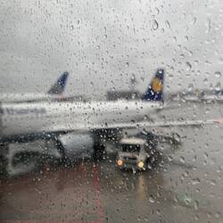 Regen in Frankfurt