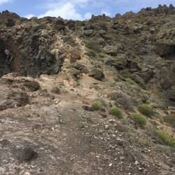 Weg auf den Möwenfelsen