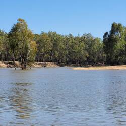Typical view of the river here. Wide and sinuous.