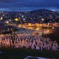 Sarajevo bei Nacht
