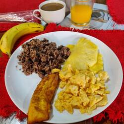 Gallo Pinto zum Frühstück😋