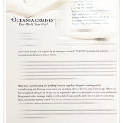 Masks are back! — Aboard Insignia ... in the Med.