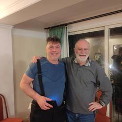 Gintaras and me last night