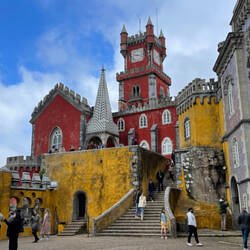 Palast von Pena in Sintra: sooo bunt