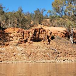 Great colours and textures in the sandstone cliffs that are becoming more common.