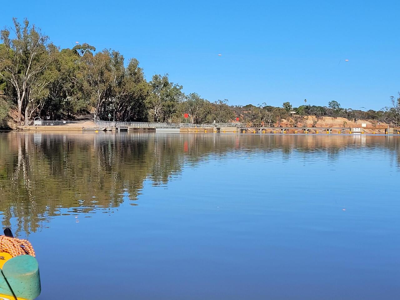 Approaching the Euston lock.