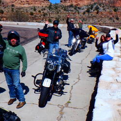Our posse at Becker Butte Lookout on the Salt River