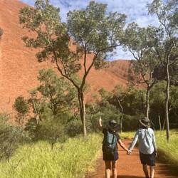 Waterhole must be ust through there.