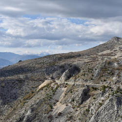 Blick auf die Berge bei Sarajevo
