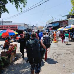 Gang über die Grenze nach Mexiko... ja das bin ich, Jogi hat aber meinen Rucksack 🤣