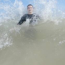 Adam LOVES wave hopping