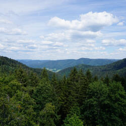 Ausblick vom Huberfelsen
