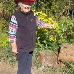 Darina with her favorite Alberta hat