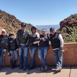 Gary (left), Donna, Tom, me, Sergio, and Lonnie