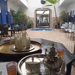 Willkommenstee im Riad Sheba